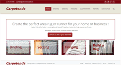 Desktop Screenshot of carpetends.com